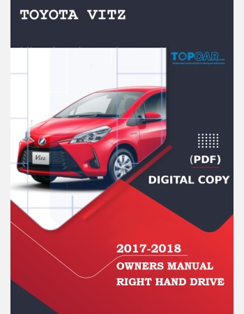 toyota vitz hybrid 2017-2018 owners manual in english